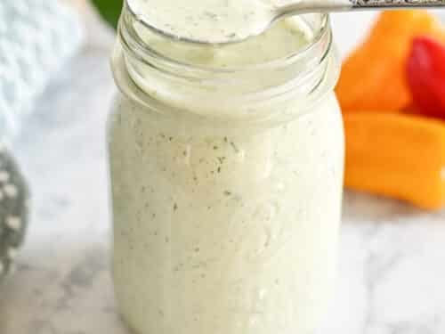 Simple Garlic Ranch Dressing Simple Garlic Ranch Dressing