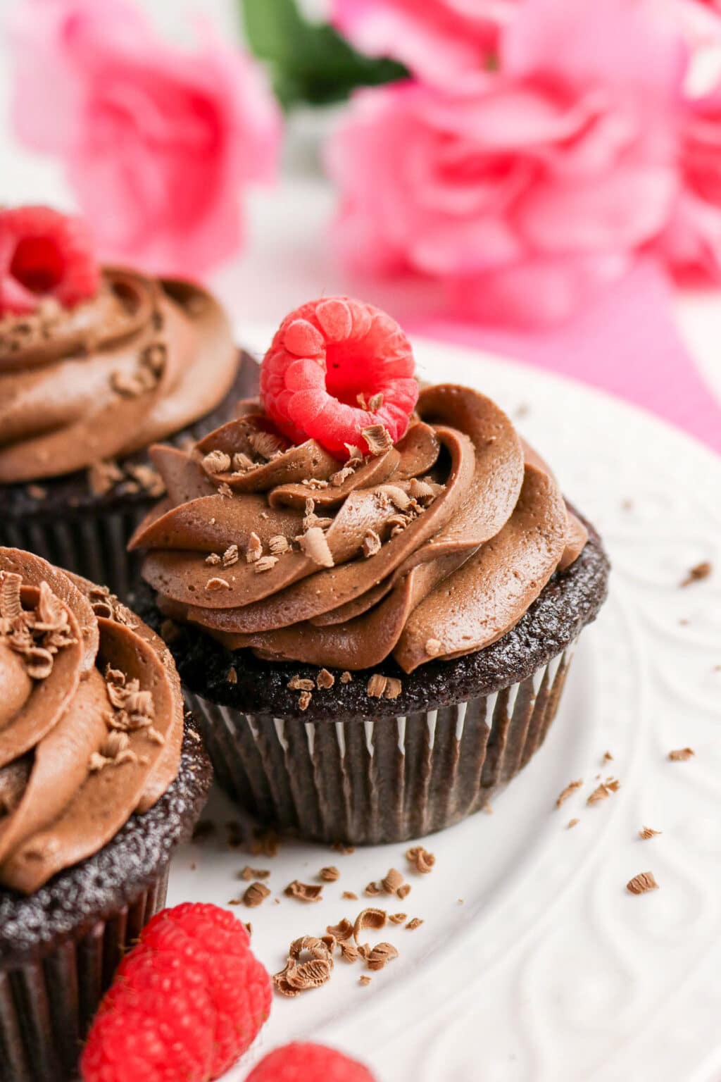Chocolate Raspberry Cupcakes - Cook This Again Mom