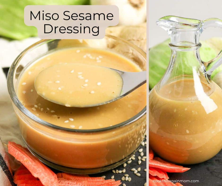Miso Sesame Dressing - Cook This Again Mom Miso Sesame Dressing - Cook This Again Mom