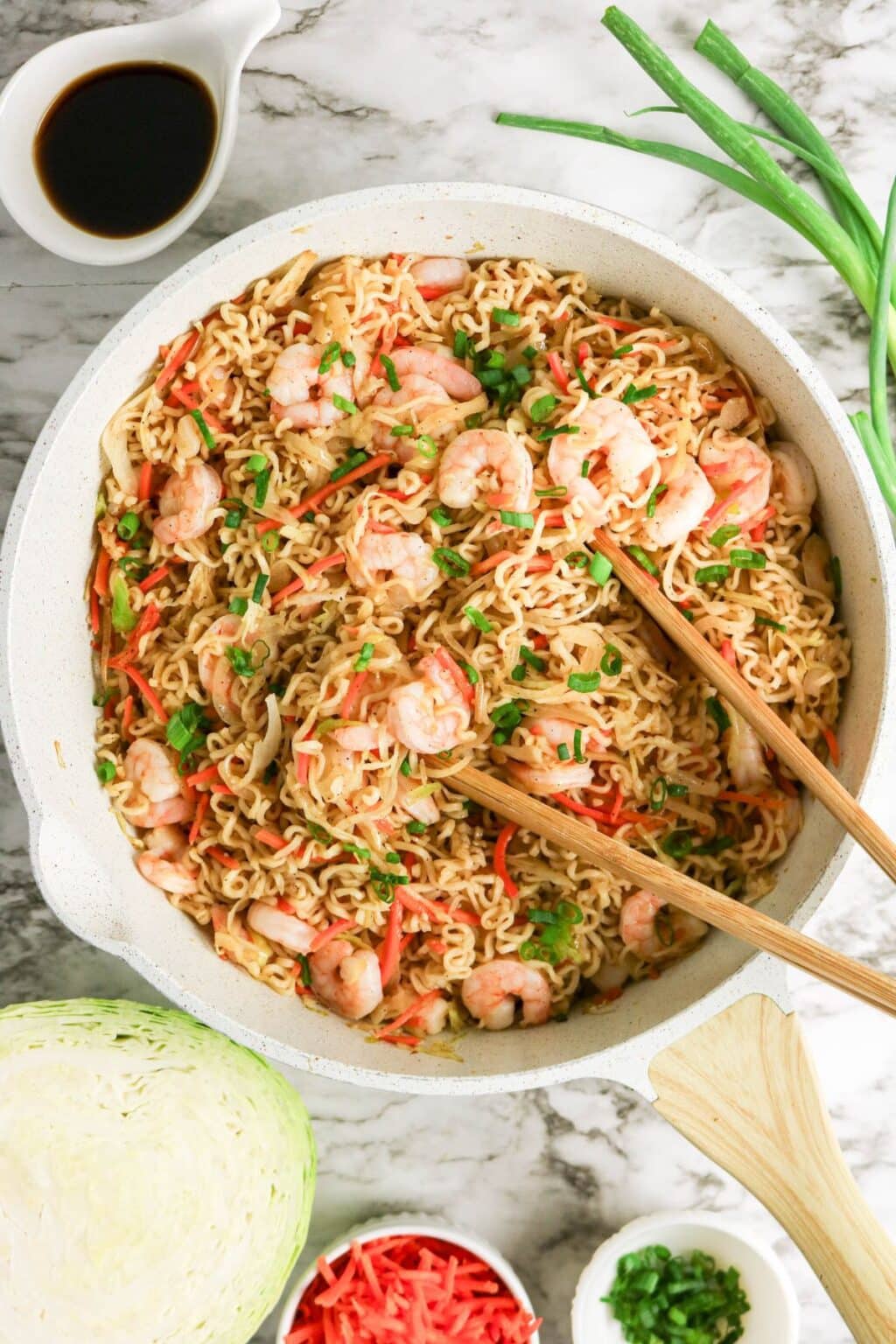 Shrimp Yakisoba - Cook This Again Mom
