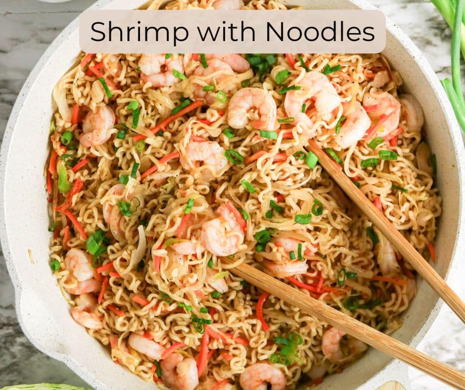 Shrimp Yakisoba - Cook This Again Mom